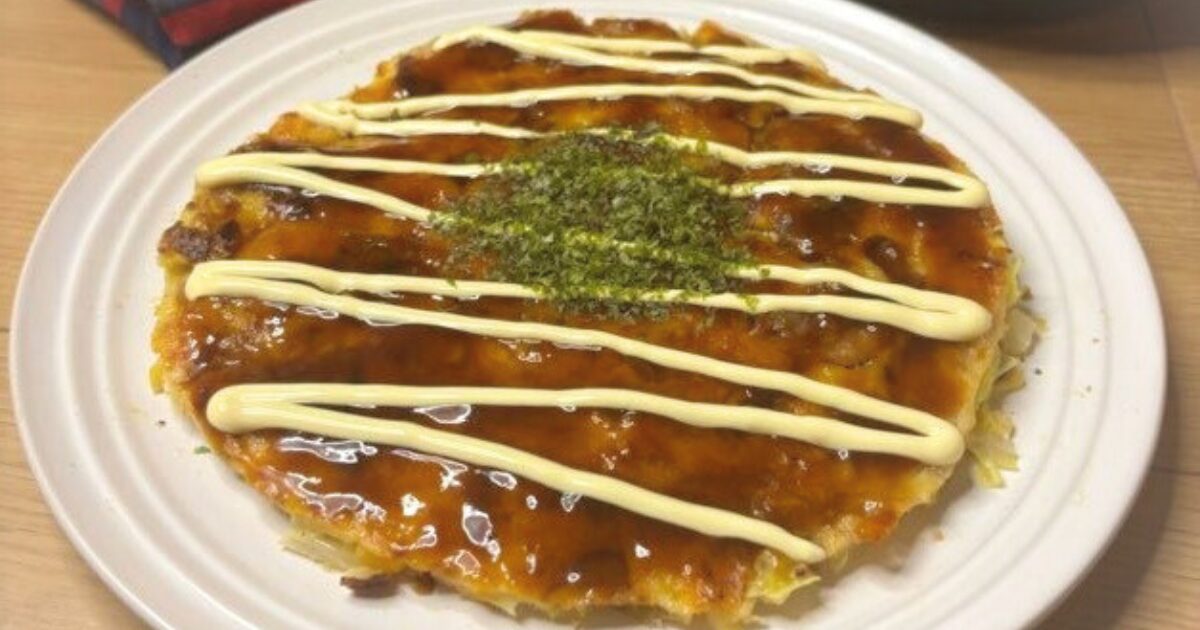 米粉のお好み焼き