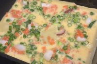 具材を入れたたこ焼き