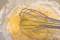 米粉を加えたクリーム