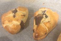 焼けたチョコスコーン